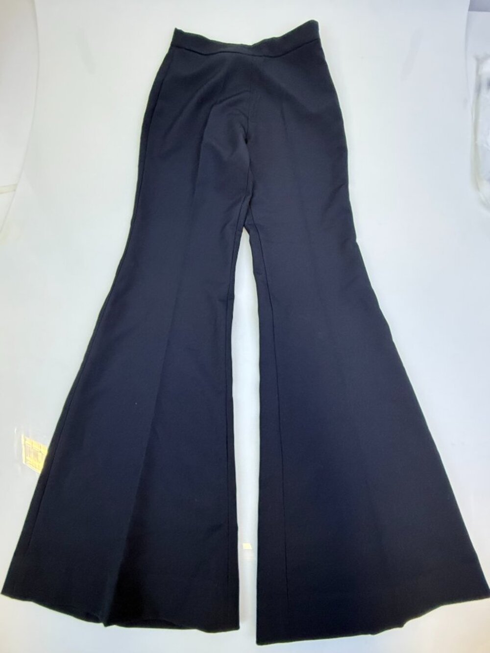 Blanca Vita Black Pachy Crepe Flared Trousers J4-34